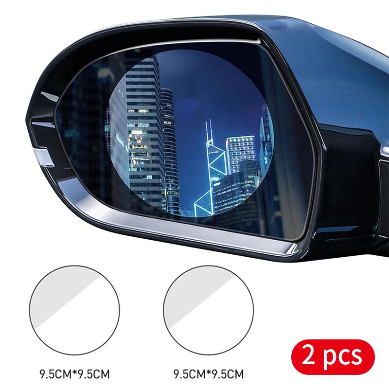 Baseus 2 Pcs Car Rearview Mirror Rainproof 0.15mm Clear Mirror Anti Fog Protective Films Car Sticker (8)