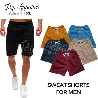 JSG Apparel | Jogger Shorts for Men | Plain Men Sweat Jogger Shorts For Him Single Short