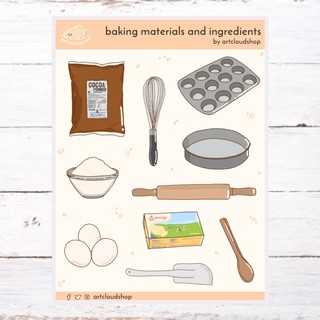 Baking Materials & Ingredients Sticker (1)