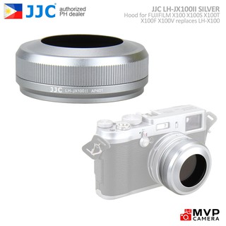 JJC LH-JX100II Silver Lens Hood & Adapter Ring for Fujifilm FUJI X100V X100S X100T X100F X100