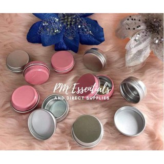 PINK/SILVER 10G ALUMINUM TIN CAN FOR CLAY BLUSH/POMADE/LIPBALM