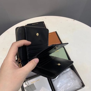 newCNK Charles and Keith Zip Wallet Multifunctional Multi-Card Holder Folding Wallet CK6-10770420 Wq
