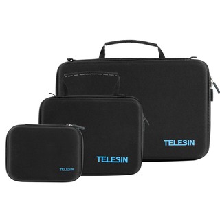 TELESIN Organizer Case/Carrying Bag for GoPro, SJCAM, DJI Osmo Action, and Other Action Cameras