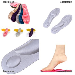 Ageofdream 1Pair Sport Sponge Soft Insole High Heel Shoe Pad Pain Relief Insert Cushion Pad