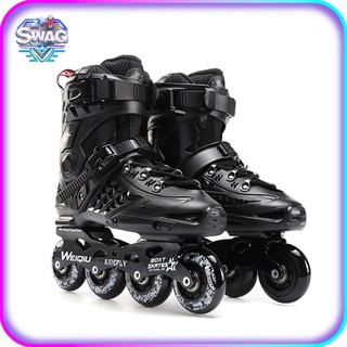 ✨Roller skates men and women roller skates flat flower single row inline skates for beginners (1)