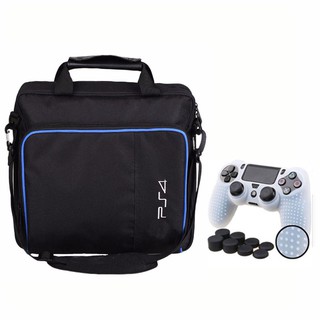 PS4 and PS4 Slim Game Travel Bag Canvas Case Shoulder Carry Bag Travel Case Storage Bag