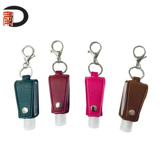Spot 30ml Disposable Liquid Leather Case Portable Bottled Sanitizer Keychain Pendant Travel Hand Sanitizer (5)