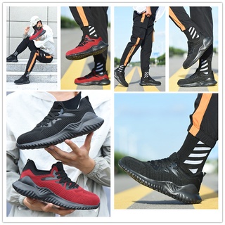 New Safety Shoes Safety Boots Men Steel Toe Shoes Work Shoes Sport Anti-Smashing And Stab-Resistant Outdoor Lightweight Breathable