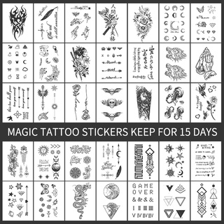 Tattoo Sticker Waterproof Lasts to 15 Days Long Lasting Magic Tattoo Fake Tattoo