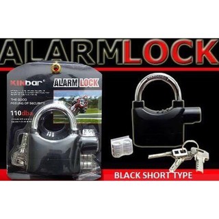 Alarm lock siren alarm padlock for door/motor/bicycle lock size Short