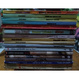Rare Tagalog Pocketbooks bundle by Helen Meriz Gilda Olvidado & Gillian Marcelino