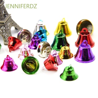 JENNIFERDZ Creative Christmas Bell Metal Christmas Pendant Small Bell Festival Party DIY Colorful Crafts Accessories Decoration Christmas Tree