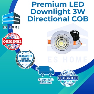 Brightex Premium LED Downlight Directional 3 Watts COB