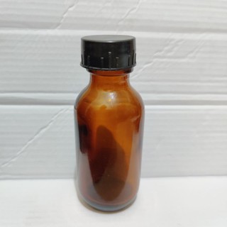 Amber glass Bottles with screw caps