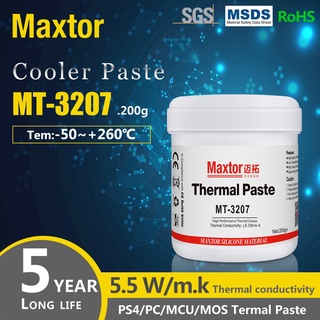 Maxtor Thermal Paste 5.5W/mk MT3207 Grease for AMD Intel Processor CPU Cooler Computer Cooling Fan VGA GPU Compound Heatsink Plaster