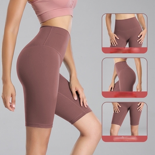 Five point peach hip exercise tight fitness high waist no embarrassment line YOGA SHORTS