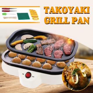 Takoyaki Grill Pan Electric DIY Home Octopus Meat Ball Maker Plate■