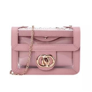 Bagshop New trend 2in1 Transparent Bag Mini Sling Bag handbag