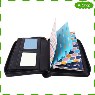 Cash Budget Envelope Wallet System for Women Men 12 Budget Sheets Envelopes Binder Note for Budgeting and Saving Money