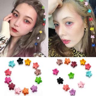 Ifyou Korean Fashion Flower Hair Clips Baby Hairpin Candy Colors Girl Headdress Hair Accessories