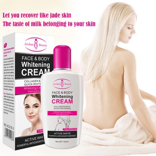 120ml Natural Face Body Cream Whitening Moisturizing Brightening Bleaching Body Lotion Private