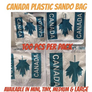 Canada Plastic Sando Bags (100pcs per pack)
