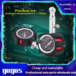 Manual Hand 0 - 100PSI Tire Air Pressure Gauge Meter Tester for Car Truck Bike