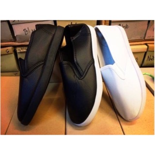 Leather Slip On Shoes Compact Soft Sole Wholesale