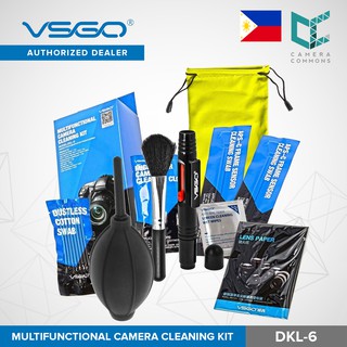 VSGO DKL-6 Camera Cleaning Kit Essential Package for DSLR and Sensitive Electronics: DKL6