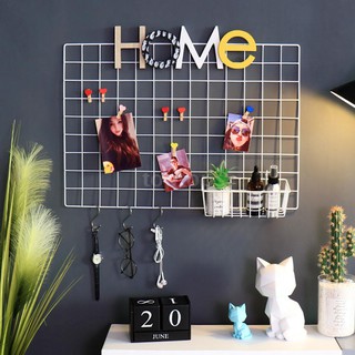 ✿Ready stock✿DIY Wire Grid Panel and Accessories Photo Wall Room Decoration Accessory S-shaped Hook