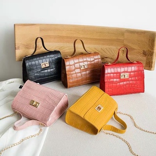 【Ready Stock】۞EMS new style fashion Korean Cute Mini Square Shoulder Sling Bag good quality