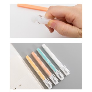 Pastel color series pen-push type Pencil Eraser (9)