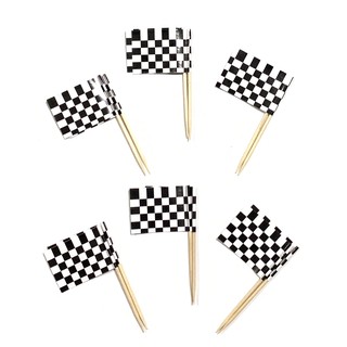 racing cars toothpick cupcake topper 20 pcs/pack made in paper for decoration alehuangpartyneeds