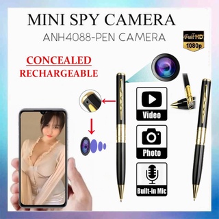 【Ready Stock】✳Spy camera hidden for，Portable Camera Pen Mini , wireless cctv camera，connect to cellp
