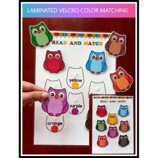 Laminated Color Velcro Matching (1)