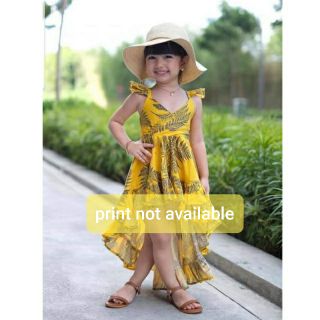 BUTTERFLY LONGBACK DRESS FOR GIRLS (3-5y/o) onhand