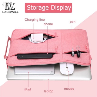 ☽❀✻LouisWill Laptop Cases Laptop Bags Oxford Laptop Handbags Waterproof Computer Cases Bags Protecti