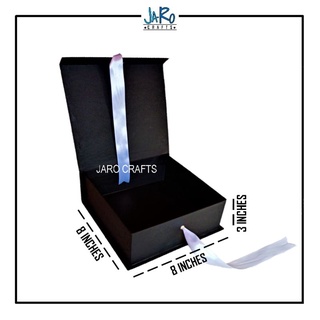 8x8x3 inches Fliptop Square Hard Box/Gift Box (5)