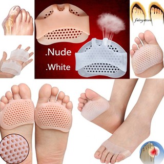 FS+Silicone Gel Toe Pads High Heels Forefoot Cushions Pain Relief Splint Protector