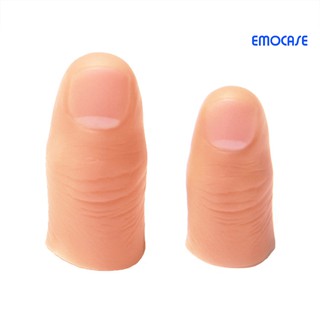 emocase 5Pcs Fake Soft Fingers Thumb Tips Toy Close up Stage Magic Trick Prank Props