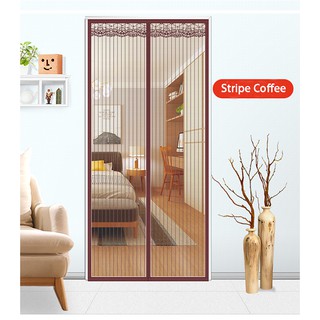 Summer Anti Mosquito&Fly Insect Bug Net Curtains Magnetic Door Mesh Screen Heavy Fabric Screen Full