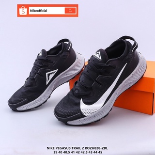 Original Nike Pegasus Trail 2 Black Air cushioned Breathable Casual Sports Shoes for Men