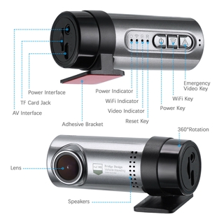 WIFI Car Dash Cam 1080P Car DVR Camera Recorder Night Vision G-Sensor