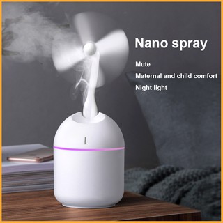 200ML Ultrasonic Mini Air Humidifier Aroma Essential Oil Diffuser for Home Car USB Fogger Anion Mist Maker with LED Night Lamp (1)