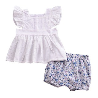 BOBORA Summer Baby Gril Foral Shorts Children Bread PP Flower Printed Shorts (5)