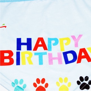 Pet Cat Dog Happy Birthday Party Crown Hat Puppy Bib Collar Cap Hea (9)