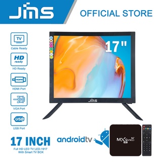 JMS 17 Inch Full HD LED TV + Smart TV BOX LED-1917