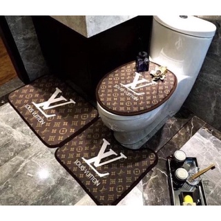 LOWEST PRICE COD Branded Signature Luxury Bathroom cover anti slip mat Louis Vuitton