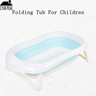 □Kid Bathtub Newborn Baby Folding Bath Tub Baby Swimming Tubs Bath Pet Body Washing Portable Foldabl