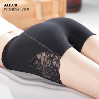 [JAY.CO] Ladies Lace Leggings Belly Waist Panty #UWNK8017